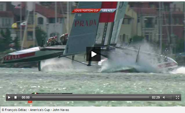 Voils et Voliers video on Luna Rossa