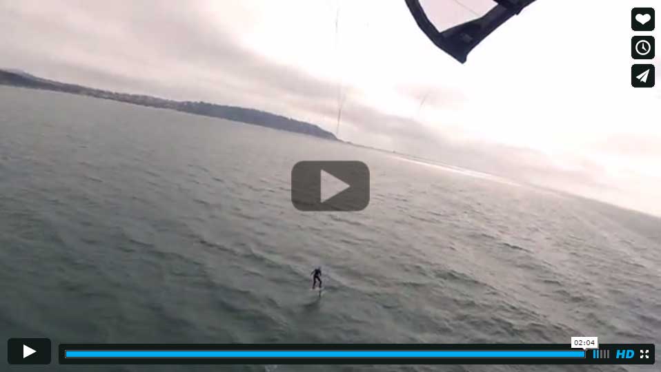 foiling/gybing/playing around/crashing
