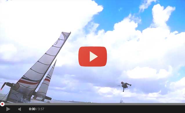 BAR Nacra F20 training