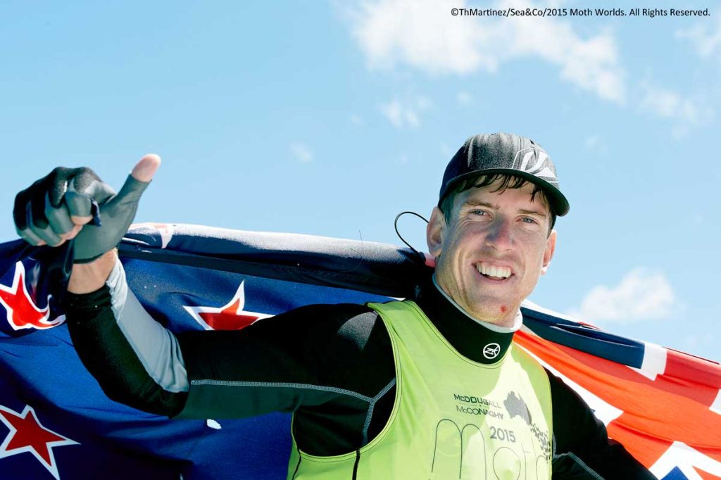 Burling’s 24th birthday McDougall + McConaghy 2015 Moth World title win