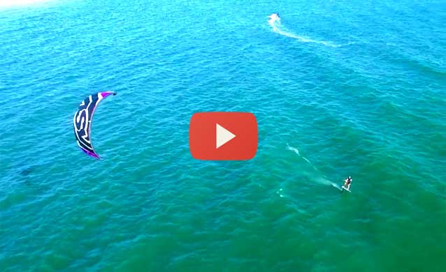 ASV Hydrofoil kitesurf at St Kilda