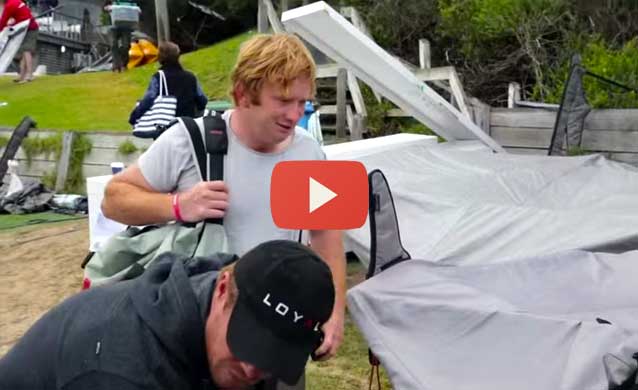 The funny one – Tom Spithill represents at the Moth Worlds