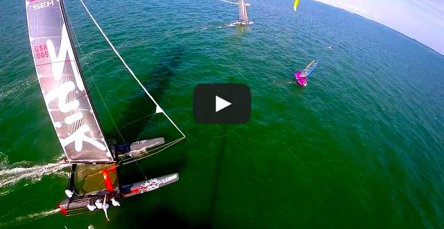 Nacra F20 FCS vs FoilKite vs M32 vs Moth
