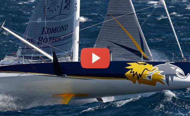 Flying 60′ Edmond de Rothschild by VPLP for Team Gitana