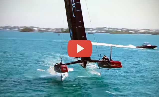 Taking off with a wingsail and foils