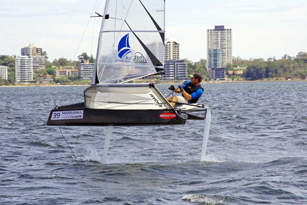 Steve Thomas. Image by Rick Steuart of Perth Sailing Photography
