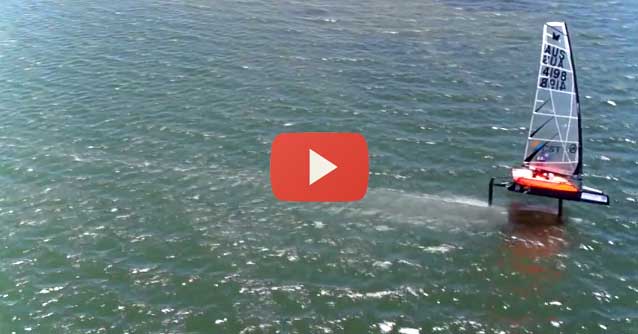 2016 Moth Australian Championship: Day3, Perth turns it on with flawless foiling day