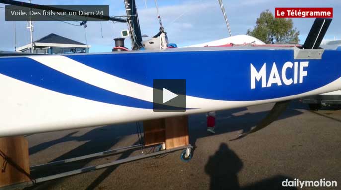Des foils sur un Diam 24