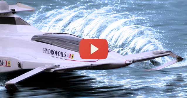50T, twin turbine powered hydrofoil