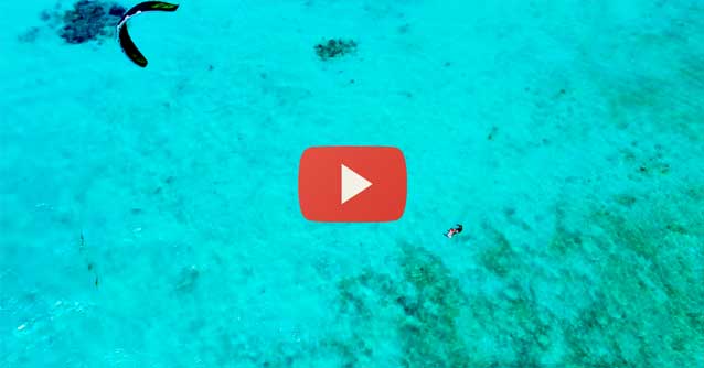 Fly Over Water – Maldives