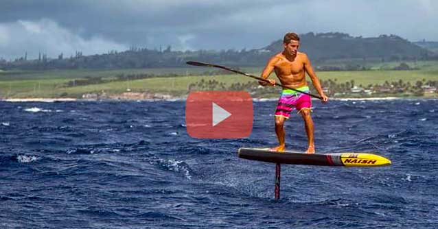 SUP Downwind Hydro foiling